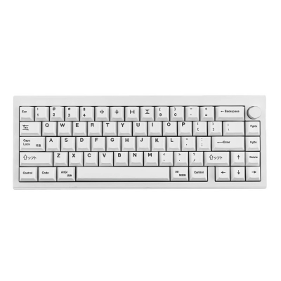 Brief White 104+25 Full PBT Dye Sublimation Keycaps Set for Cherry MX Mechanical Gaming Keyboard English / Japanese